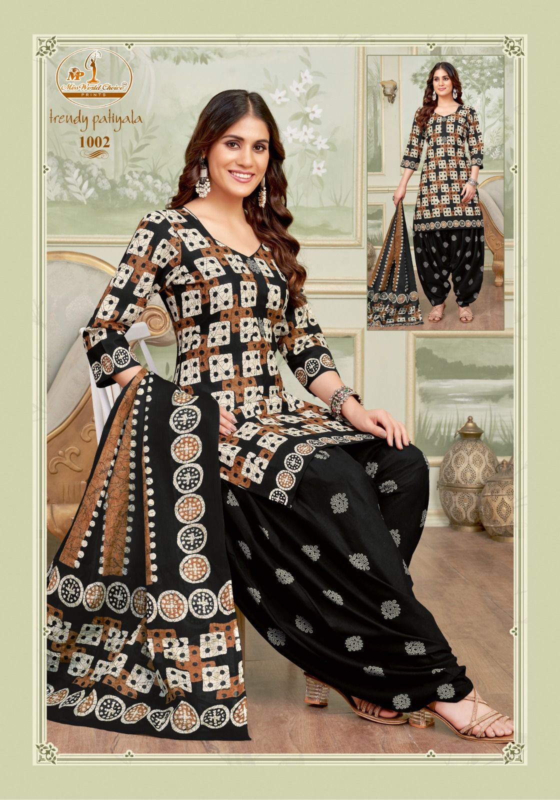 Trendy Patiyala Vol 1 By Miss World Printed Cotton Dress Material Wholesale Market In Surat